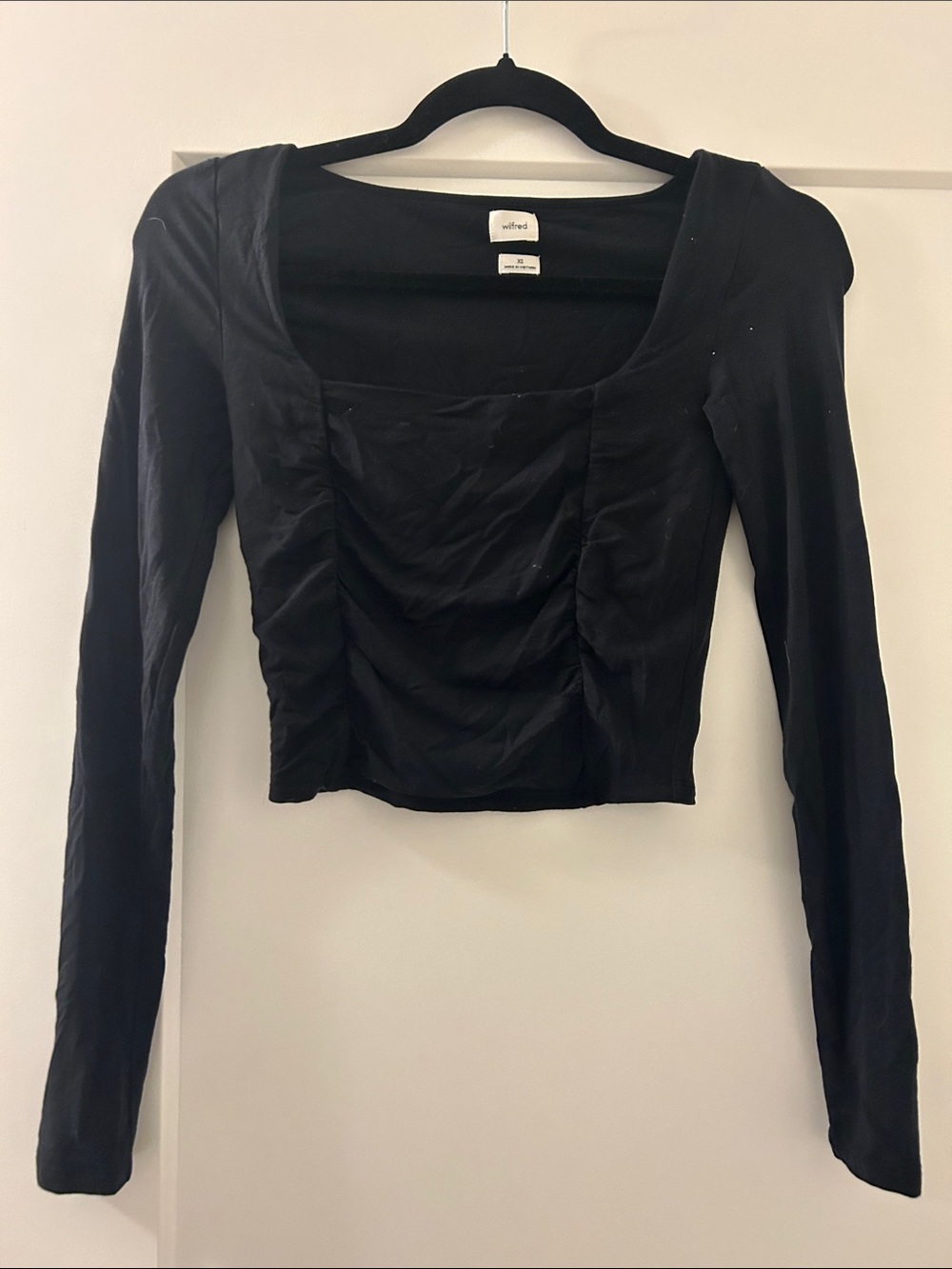 Wilfred Black Long Sleeve Top